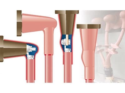 RSRB 17.5 kV Kablo Başlıkları için Ekransız Isı Büzüşmeli Bushing İzolasyon Kapağı - Bekel Enerji